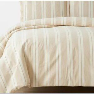The Company Store Company Cotton™ Wide Stripe Percale Duvet Cover